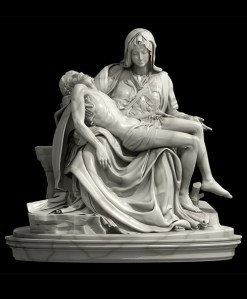 La Piedad del Vaticano o Pietà - Miguel Ángel [ Michelangelo Buonarroti ]